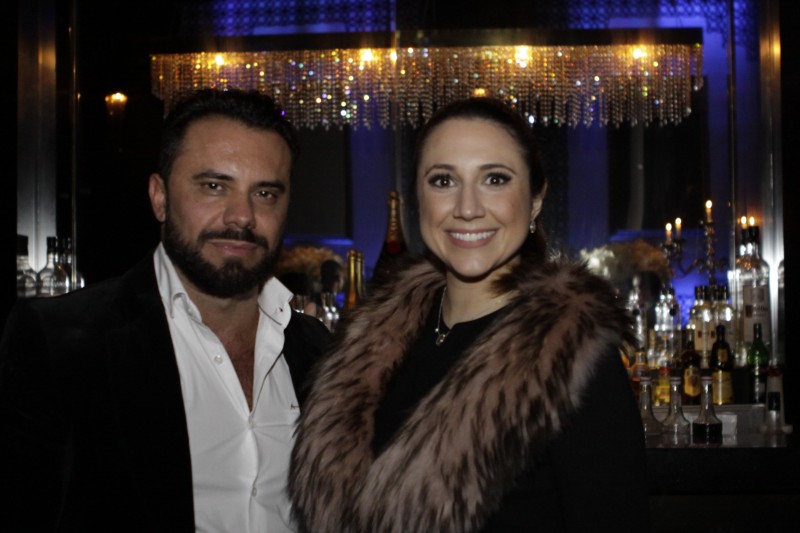 O cônsul-geral da Argentina, Carlos César Garcia Baltar, e Alejandra Expósito recepcionaram os convidados