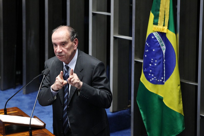Aloysio Nunes Ferreira (PSDB-SP) foi escolhido para a liderança do governo no Senado