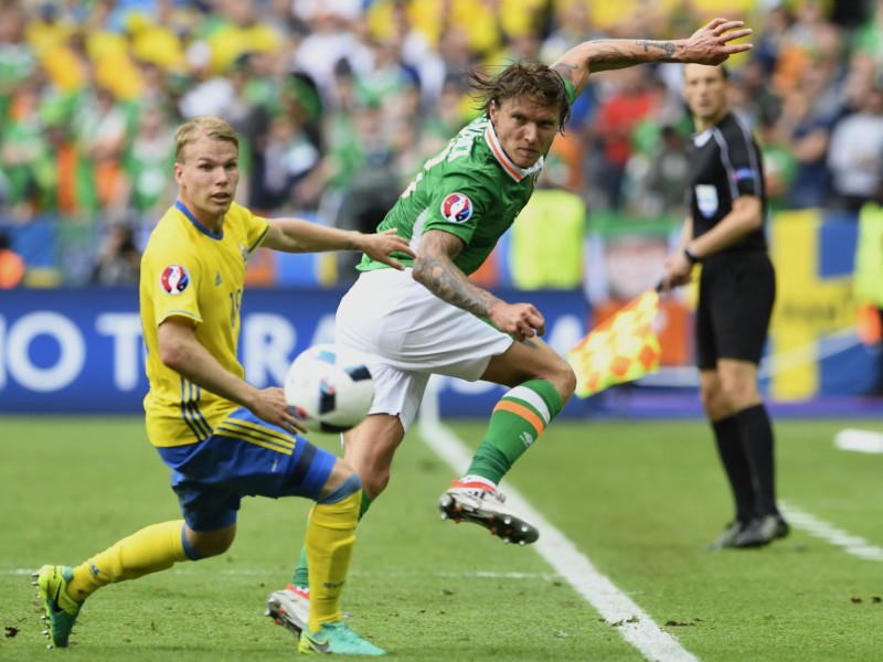 Irlanda e Suécia decepcionaram na partida de estreia na Eurocopa