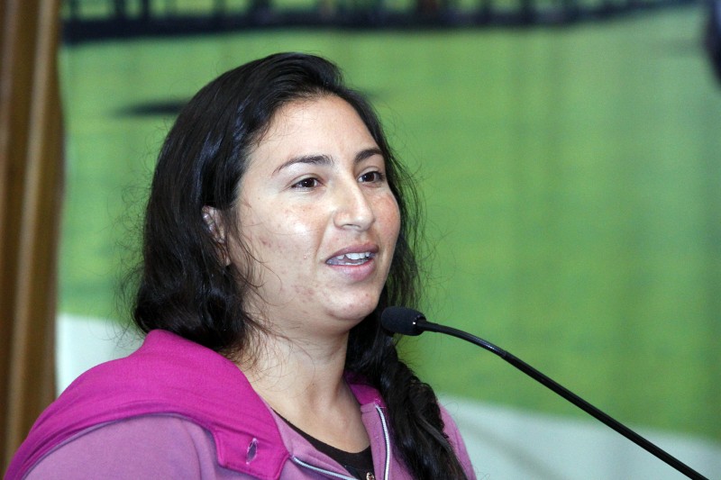 Núbia Luiza Vargas dos Santos: catadora e recicladora, com muito orgulho