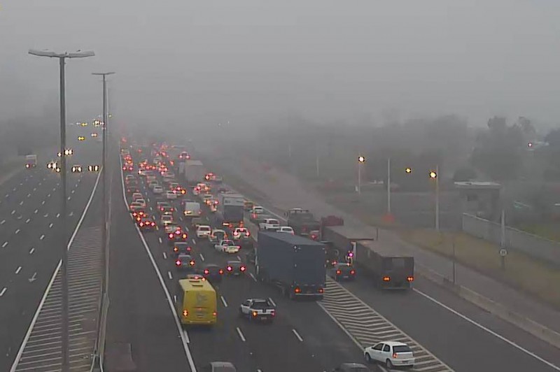 Apagão provocou filas de congestionamentos