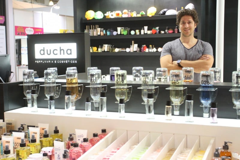 Ivo Gomes, da Ducha Cosm&eacute;ticos: perfume a granel &eacute; aposta da marca Foto: Pedro Soares/ABF/Divulga&ccedil;&atilde;o/JC