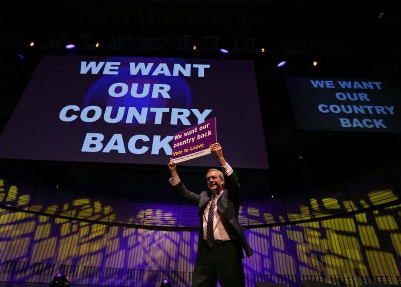 Nigel Farage, líder do Ukip, defende saída do país da União Europeia