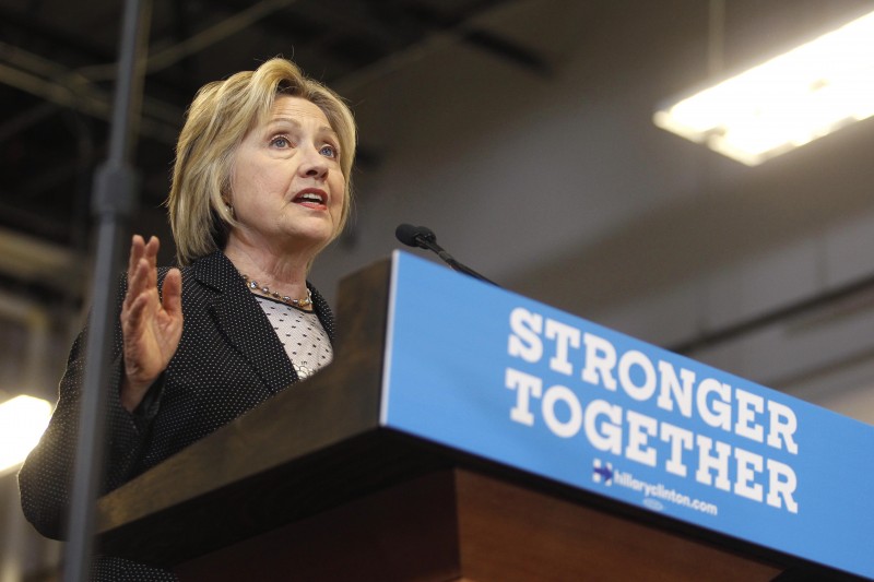 Hillary tem 43% das intenções de voto enquanto Trump soma 37%