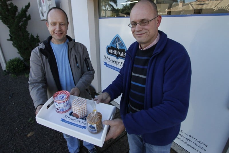 Mels Kraan (e) e Willem Vos: planos parecidos motivou sociedade em Ivoti 