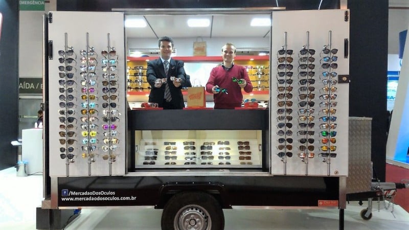 Glass truck deve chegar at&eacute; dezembro no Rio Grande do Sul Foto: Mercad&atilde;o dos &Oacute;culos/Divulga&ccedil;&atilde;o/JC