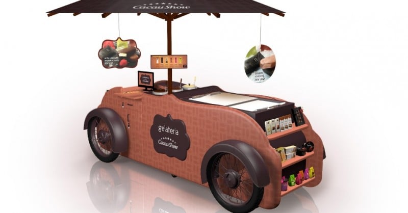 Modelo de microfranquia da Cacau Show foi apresentado durante feira da ABF Foto: CACAU SHOW/DIVULGA&Ccedil;&Atilde;O/JC