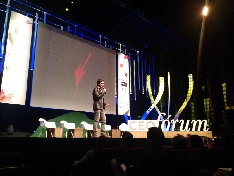 Luis Justo participou do CEO F�rum, realizado semestralmente em Porto Alegre