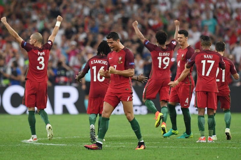 Portugueses avançam às semifinais da Eurocopa