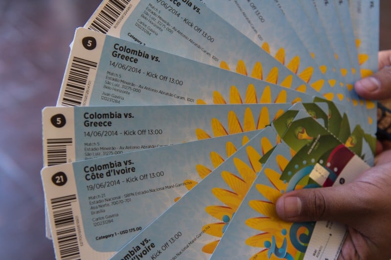 Os ingressos para a ver os jogos na Rússia custarão dez vezes mais caro que a entrada mais barata oferecida para o Mundial de 2014 no Brasil