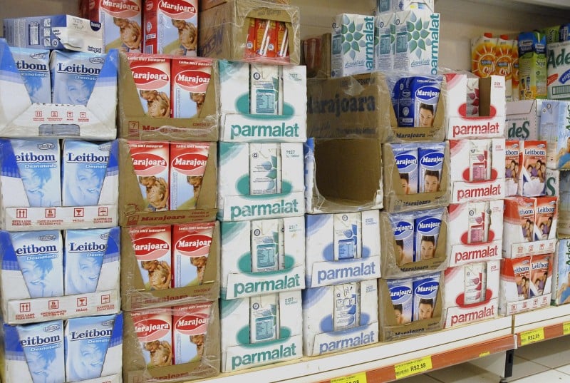 Dentre os produtos que tiveram aumento de preço, o leite subiu 19,05%