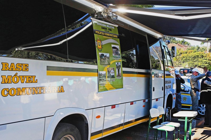 Ônibus equipados possibilitarão o registro de ocorrências policiais