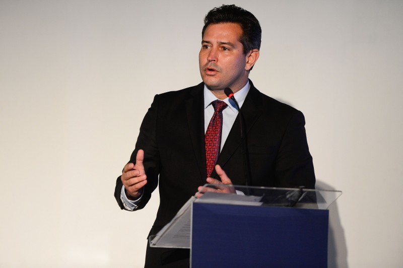 Inauguração de parte da ferrovia, em 22 de maio de 2014, virou palco eleitoral e foi celebrada, porque reduziria custo do frete em 30%, e geraria negócios estimados em US$ 12 bilhões 