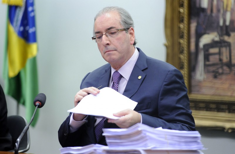 O deputado Eduardo Cunha começou sua defesa na Comissão de Constituição e Justiça (CCJ) da Câmara afirmando que o processo de cassação contra ele teve motivação política