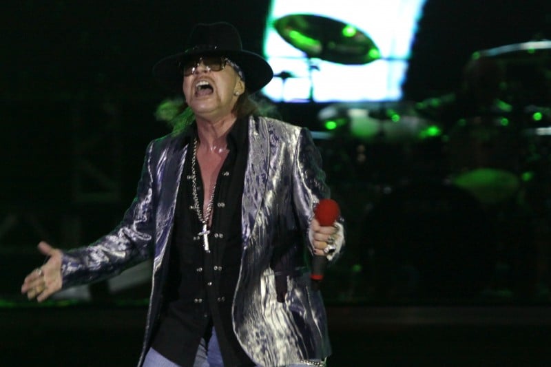Guns n'Roses já tocou duas vezes em Porto Alegre, uma delas em 2010