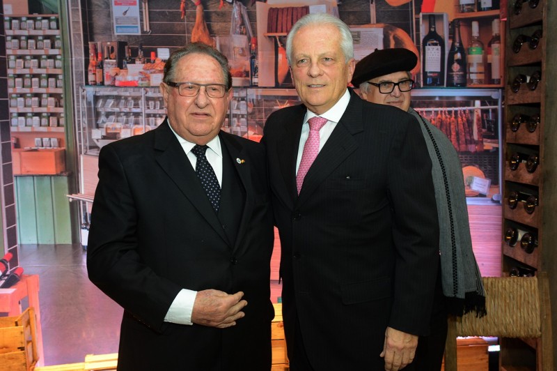 Zildo de Marchi, presidente do Sindiatacadistas, com o vice-governador José Paulo Cairoli
