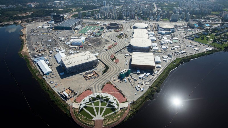 No Rio de Janeiro, foi construído o Parque Olímpico da Barra