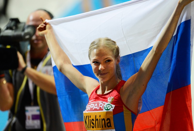 Darya Klishina é única atleta do Atletismo que está autorizada a competir como participante neutra