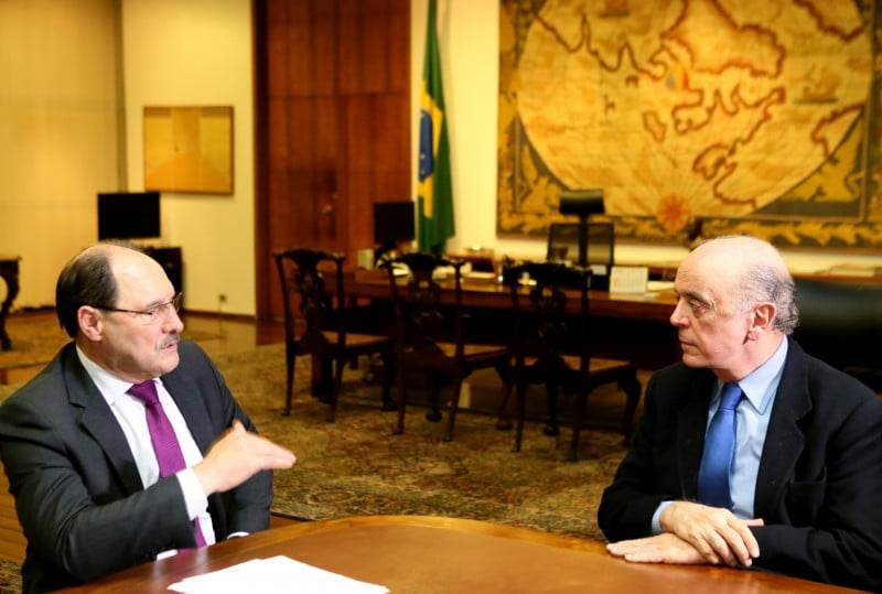 Governador José Ivo Sartori discutiu assunto durante encontro com o ministro José Serra 