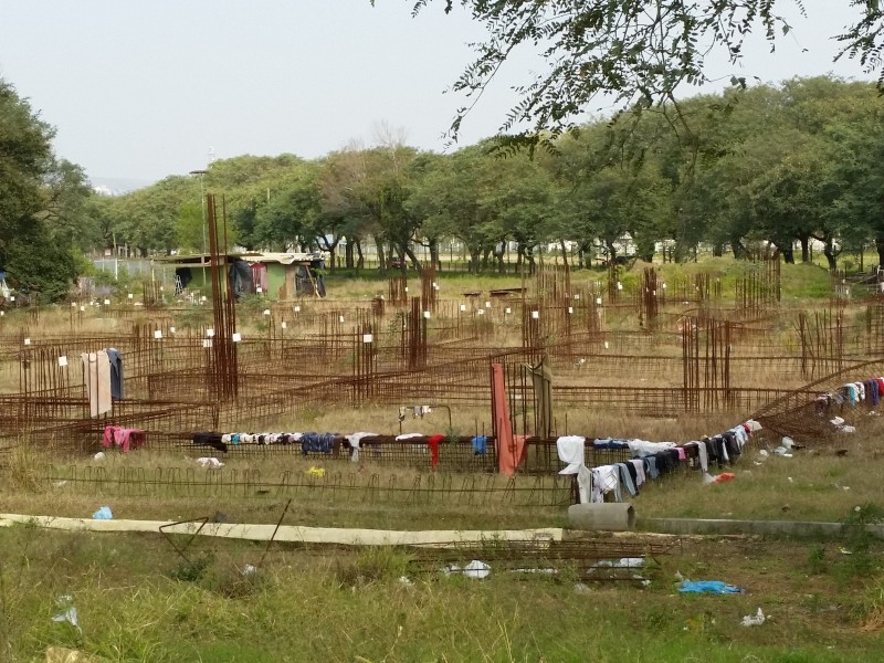 Terreno onde deve ser erguida a sala sinfônica da Ospa parece abandono ao lado da Câmara Municipal