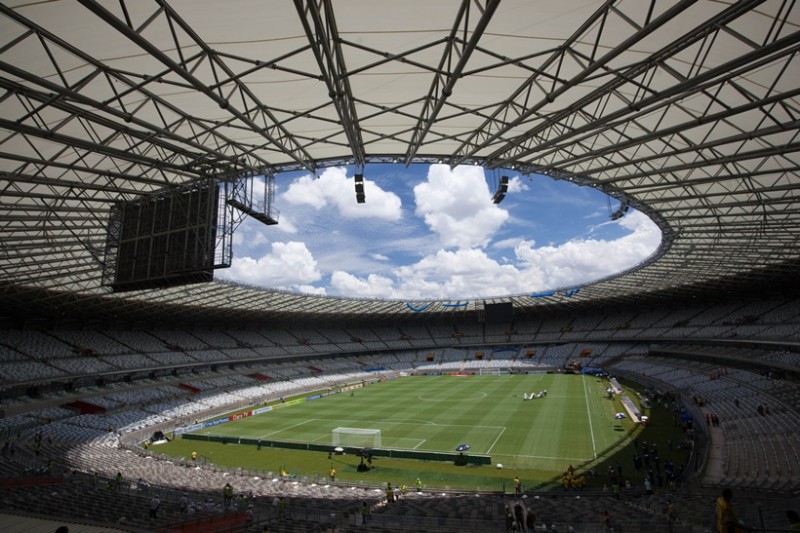 O estádio do Mineirão será palco das duas primeiras disputas do futebol