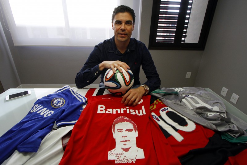  Bolívar, ex-jogador do Inter, abriu rede de postos e empresa de gerenciamento esportivo  Foto: MARCELO G. RIBEIRO/JC