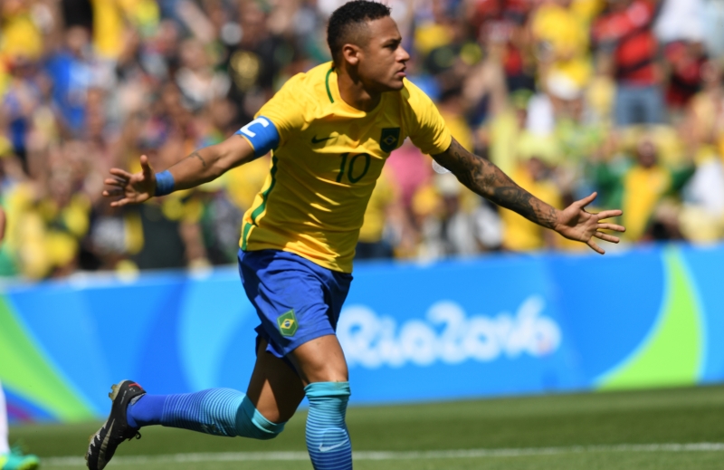 O atacante Neymar marcou o gol mais rápido da história dos Jogos Olímpicos
