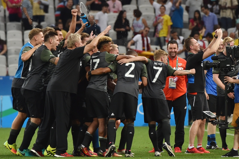 Alemães avançam a final do futebol masculino pela primeira vez