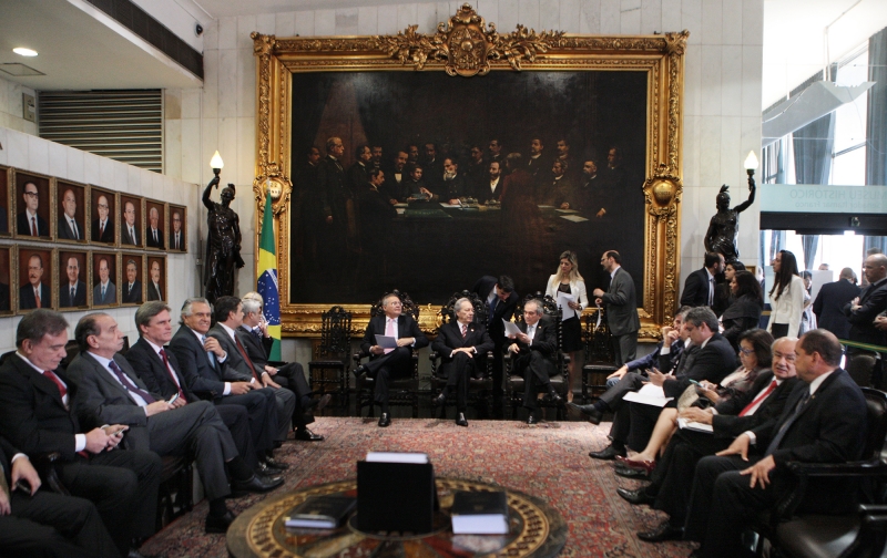 Ricardo Lewandowski definiu o roteiro com líderes do Senado