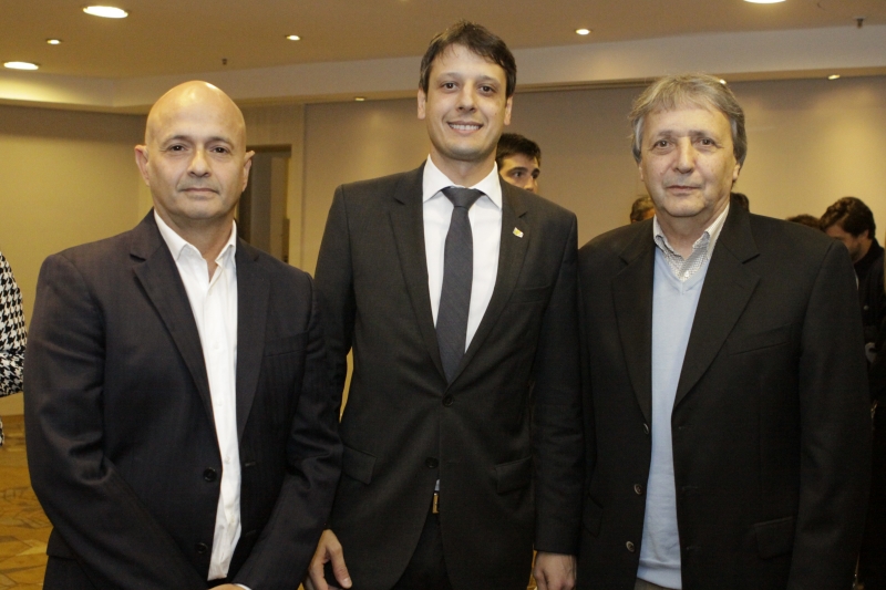 Aod Cunha, Rodrigo Tellechea e Walter Lídio Nunes no Colóquio do Fórum da Liberdade 