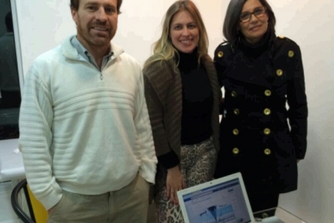Encontro de formata&ccedil;&atilde;o do Projeto Escola: Dr. Mauro Scarpini, diretora de marketing Aline Fontoura e Dra. Joice Giannechini #NaBatalha