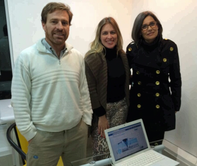 Mauro Scarpini, Aline Fontoura e Joice Giannechini #NaBatalha pela sa&uacute;de Foto: WH Comunica&ccedil;&atilde;o/Divulga&ccedil;&atilde;o