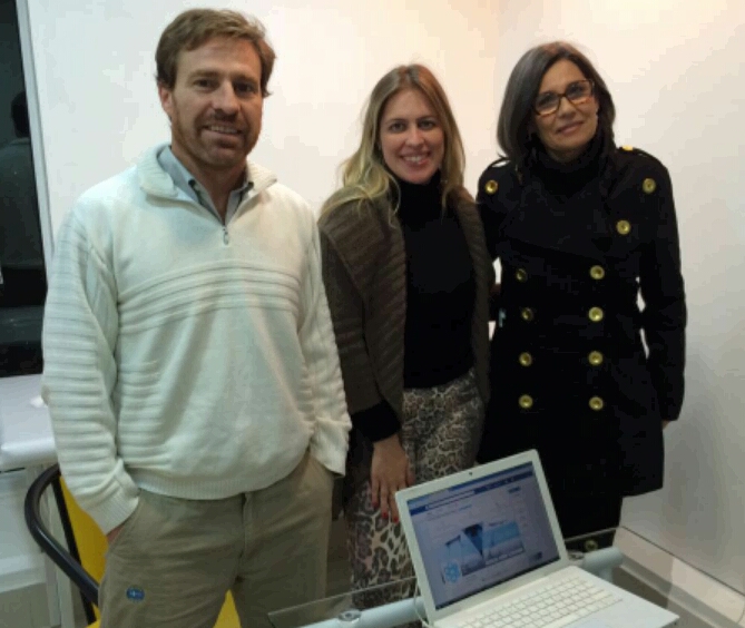 Mauro Scarpini, Aline Fontoura e Joice Giannechini #NaBatalha pela saúde Foto: WH Comunicação/Divulgação