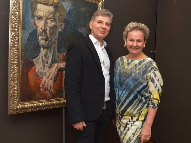 Paulo Rodrigues e Ingrid Stemmer recepcionaram os convidados 