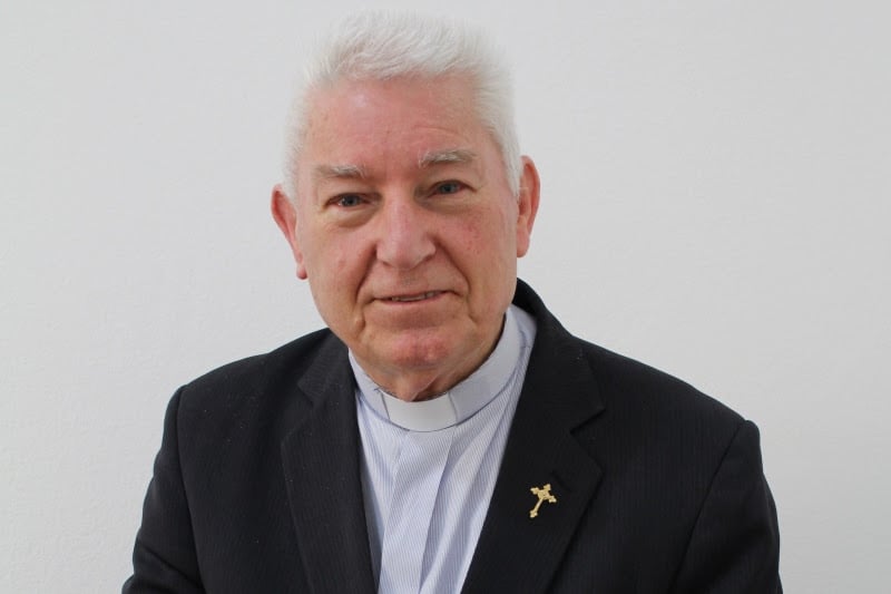 Secret&aacute;rio estadual da agricultura, Ernani Polo, e seu filho, durante a Expointer