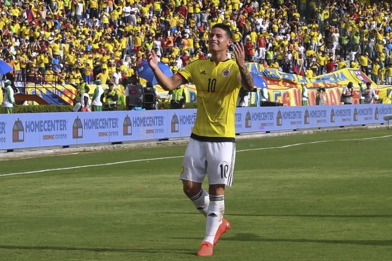 James Rodríguez marcou um dos gols da partida, válida pela sétima rodada da competição