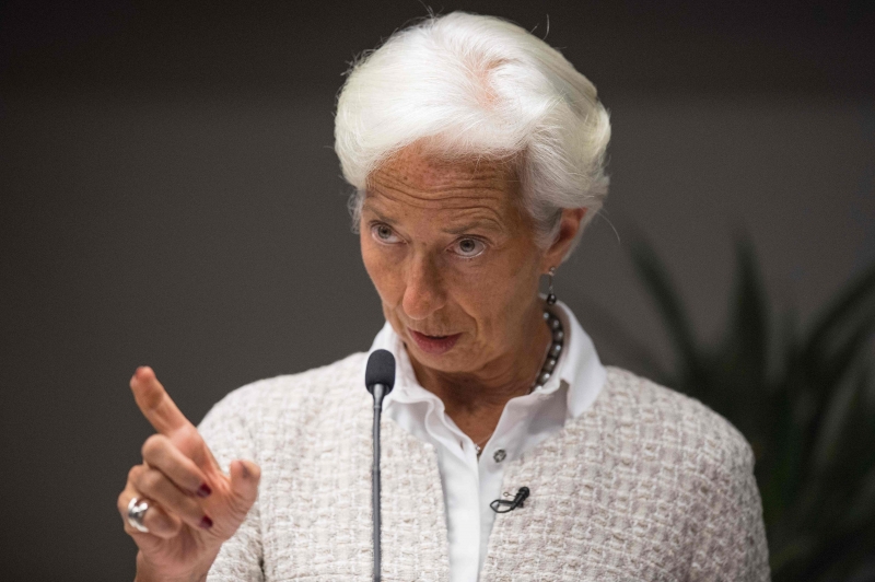Christine Lagarde citou uma série de razões para o baixo crescimento da economia global