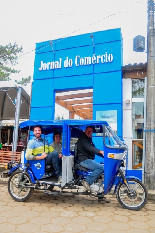 Nossa equipe deu uma volta pelo parque a bordo do ve&iacute;culo Foto: L&iacute;via Stumpf/Especial/JC
