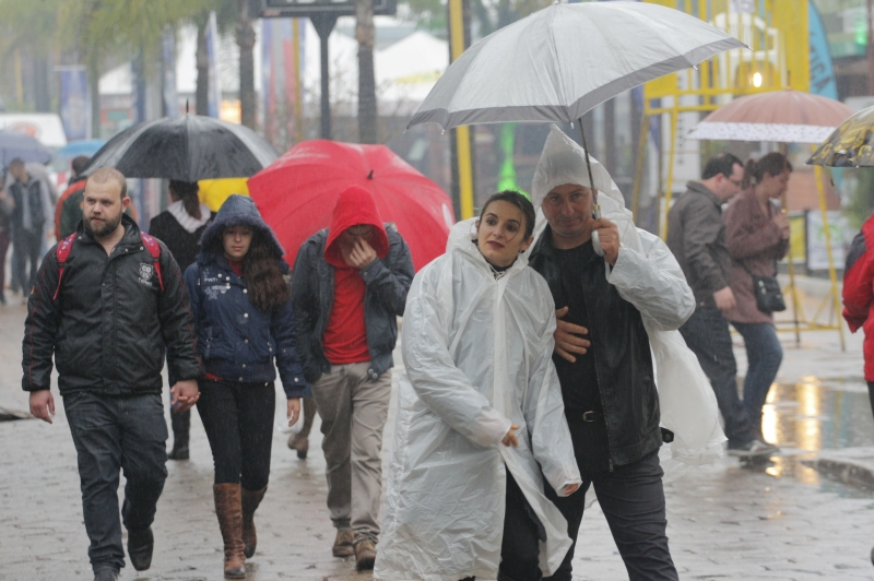 Chuva intensa marca o último dia da Expointer de 2016