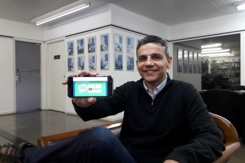 Luciano Antunes � o otimista idealizador do Pense Votos