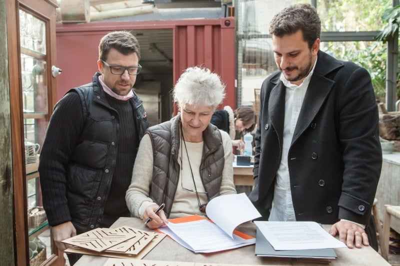 Ricardo, Helo�sa e M�rcio trabalharam juntos no projeto
