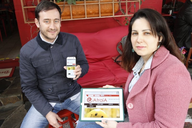 Demian Kapelius,  idealizador da  plataforma  Atraia