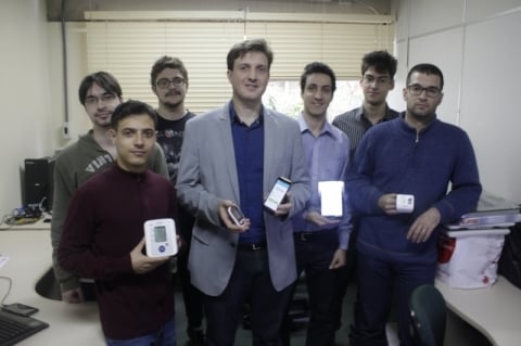 Glicose monitorada pelo celular