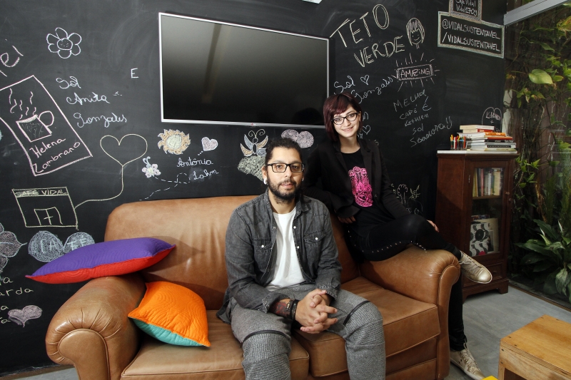 A escolha pelo local foi para criar um clima de sustentabilidade para quem frequentar o sal&atilde;o Foto: Marcelo G. Ribeiro/JC