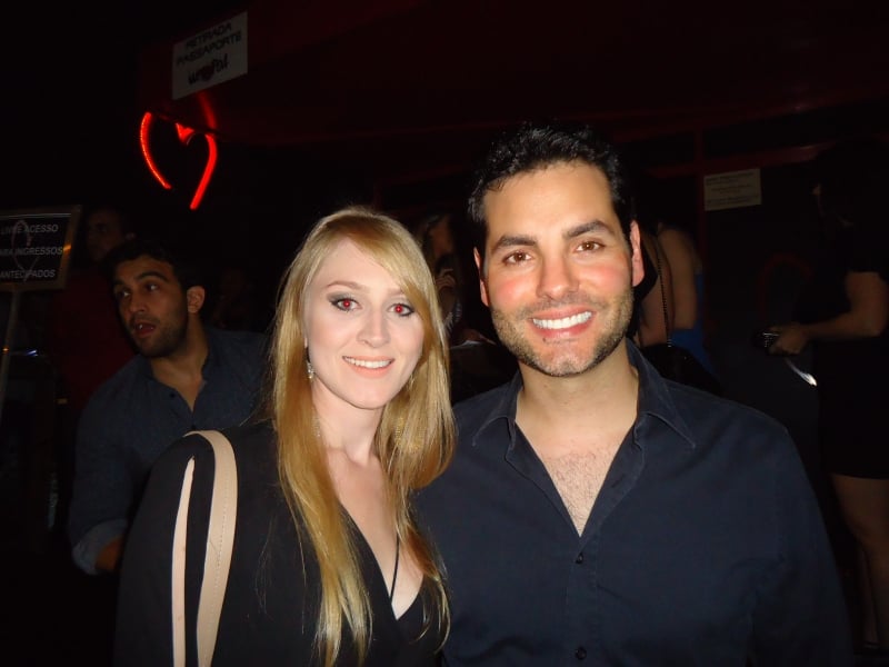 Julio Rabelo, presidente da Sociedade Hípica, com Márcia Dalbem e João Mazzaferro 