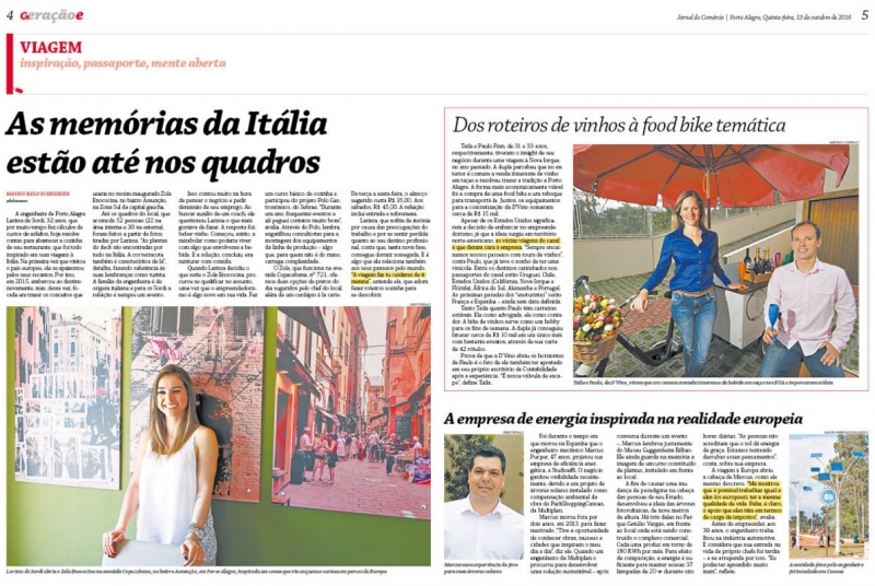 P&aacute;gina central do dia 13 de outubro de 2016 Foto: Reprodu&ccedil;&atilde;o/JC