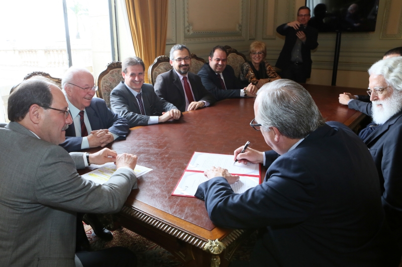 Protocolo de cooperação, firmado pela Secretaria dos Transportes, foi celebrado no Palácio Piratini