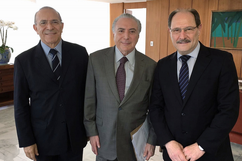 Padilha, Temer e o governador gaúcho se encontraram na manhã de ontem em Brasília 