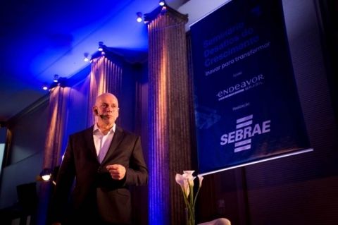 O professor participou de um evento organizado pelo Sebrae 