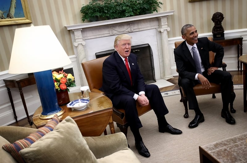 Trump e Obama se reuniram durante 90 minutos na Casa Branca nesta quinta-feira